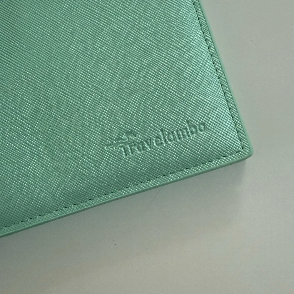 Travelambo Mint Green Women's Travel Wallet NWOT Vacation Pastel Card Holder